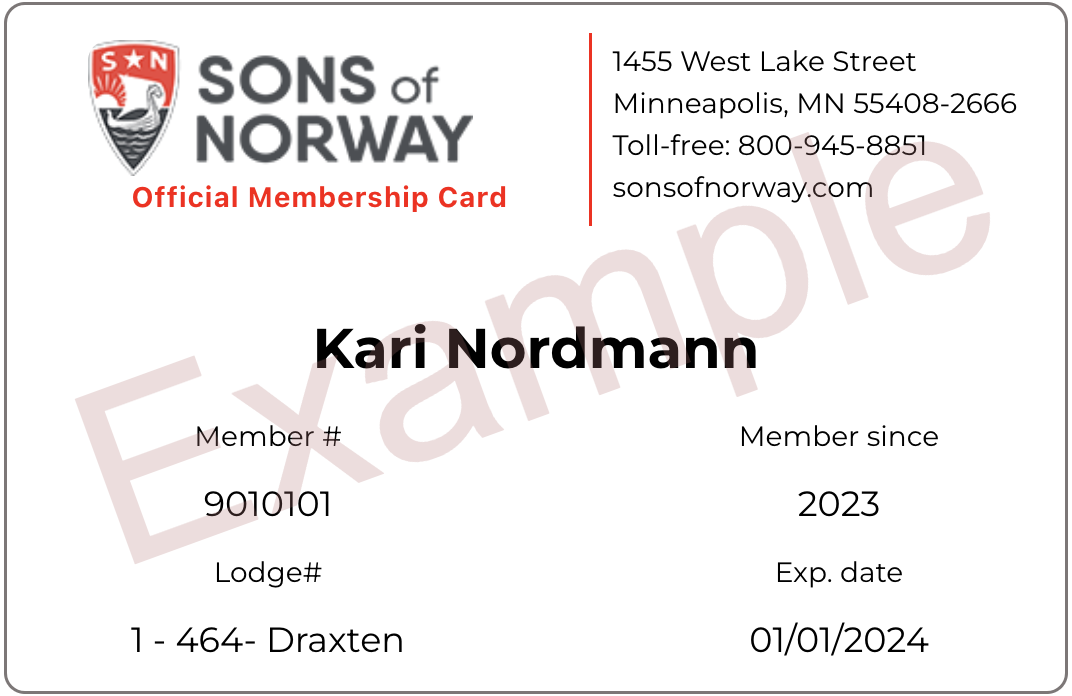 Where member number is